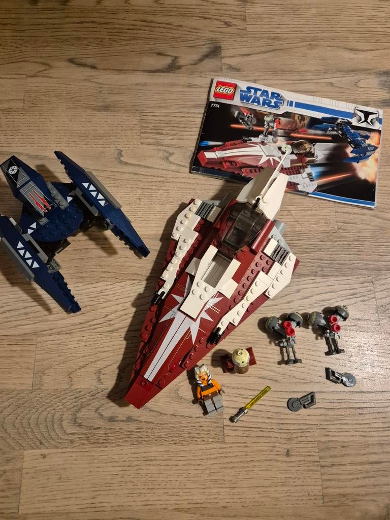Lego Star Wars 7751 Ahsoka starfighter en Vulture droid, Kinderen en Baby's, Speelgoed | Duplo en Lego, Compleet, Star Wars, Lego