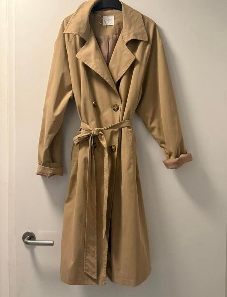 Trench coat maat M nieuw, Ophalen, Zo goed als nieuw, Maat 38/40 (M), Beige