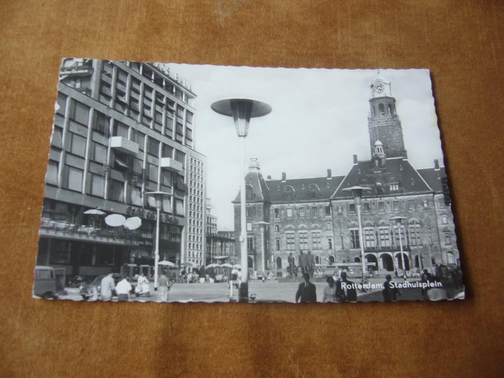 ROTTERDAM  =  STADHUISPLEIN, Ophalen of Verzenden, 1940 tot 1960, Gelopen, Zuid-Holland