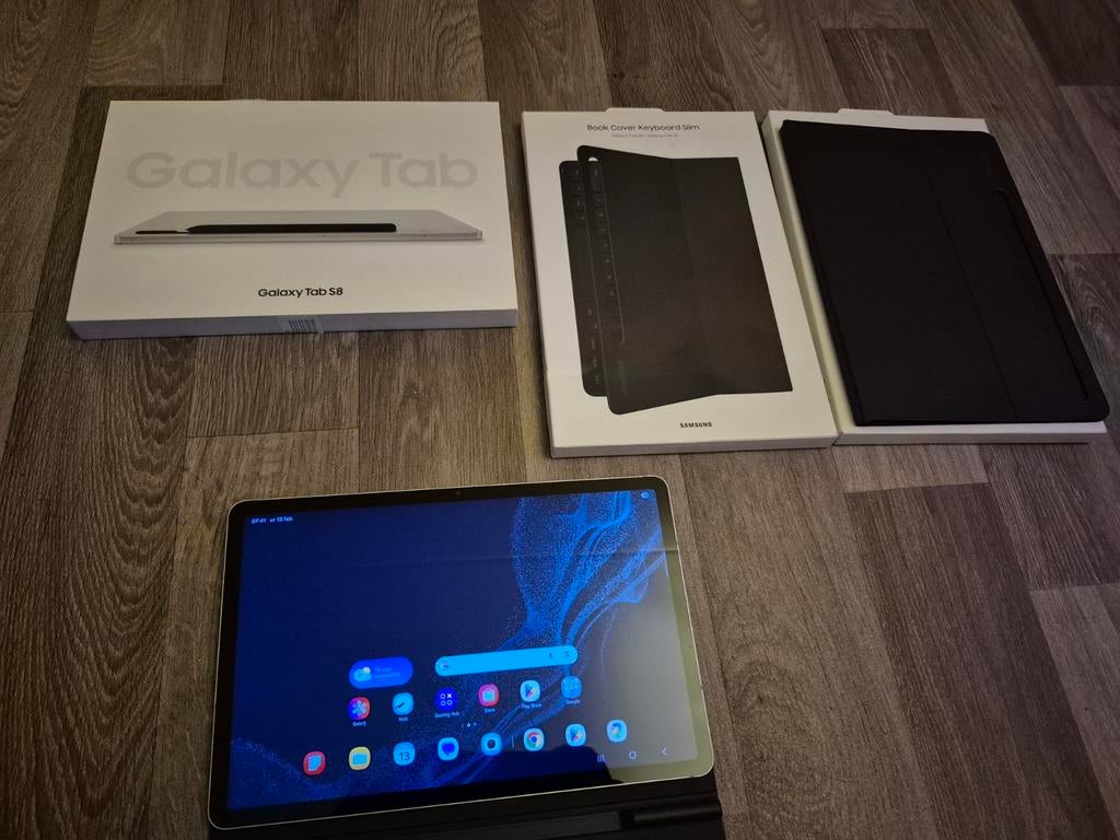 Samsung Galaxy Tab S8 met styluspen, Gebruikt, Galaxy Tab S8, Samsung, 128 GB