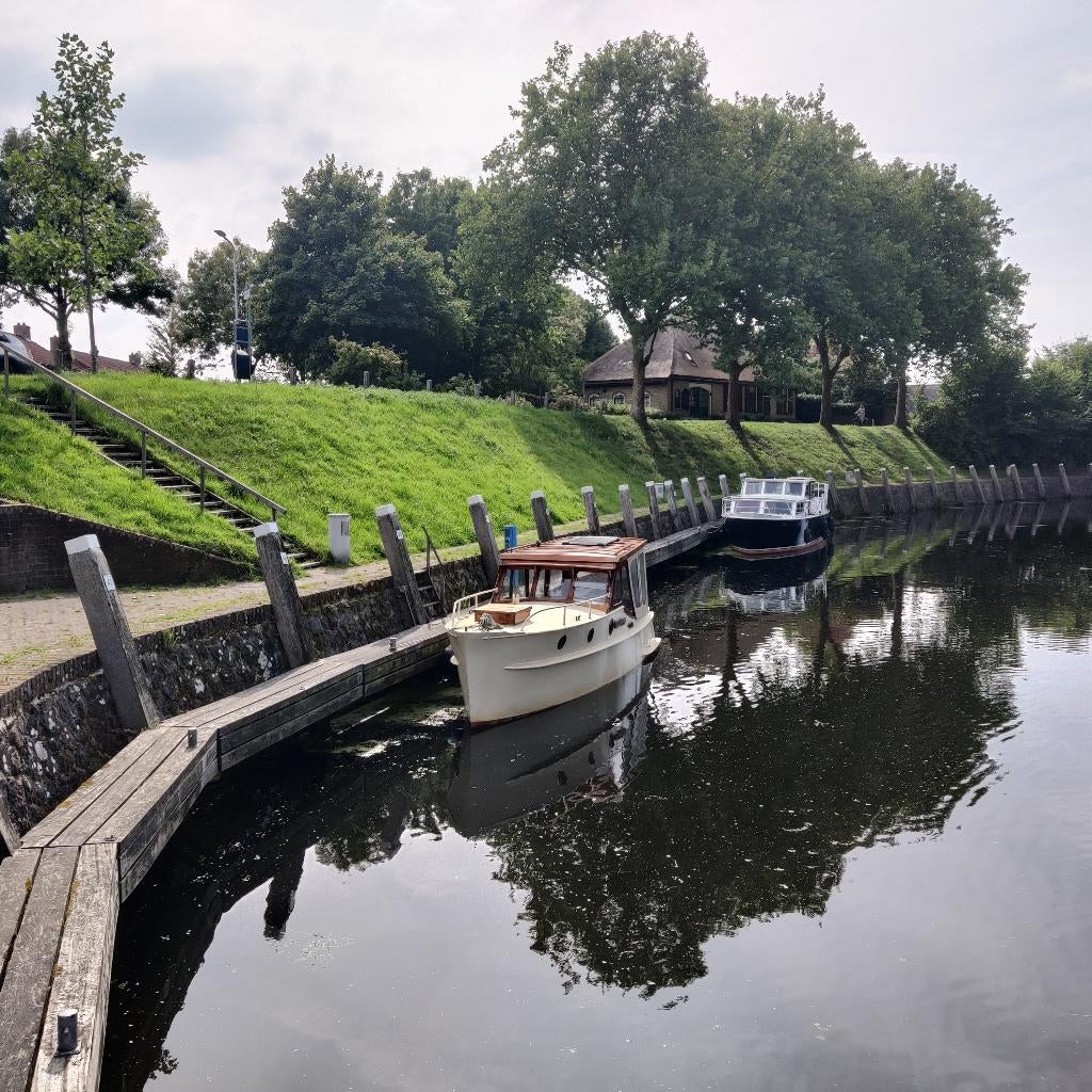 De Vries Lentsch Bakdekker 1933, Watersport en Boten, Motorboten en Motorjachten, Gebruikt, Staal, 6 tot 9 meter, Diesel, Binnenboordmotor