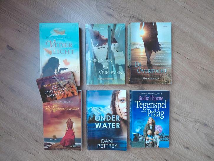 Pakket christelijke boeken (roman + thriller), div auteurs, Boeken, Romans, Gelezen, Ophalen of Verzenden