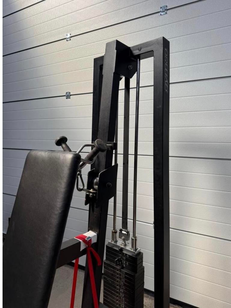 Gym 80 French press / overhead tricep machine / Black, Ophalen, Benen, Gebruikt, -