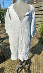 Origineel vintage LINNEN nachthemd pyjama (BT15), Ophalen of Verzenden, Gedragen, Maat 42/44 (L)