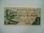 864. Indonesia, 1 rupiah 1960 UNC Rice Harvest., Verzenden, Zuidoost-Azië, Los biljet