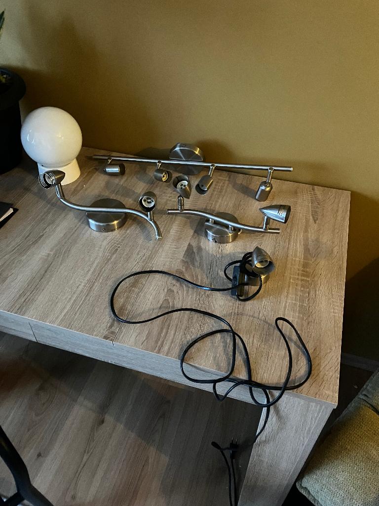 Lampen, Ophalen of Verzenden, Zo goed als nieuw, Metaal, Minder dan 50 cm