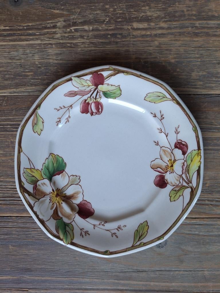 9 Vintage bordjes uit de Villeroy & Boch 'Portobello' serie, Antiek en Kunst, Ophalen of Verzenden