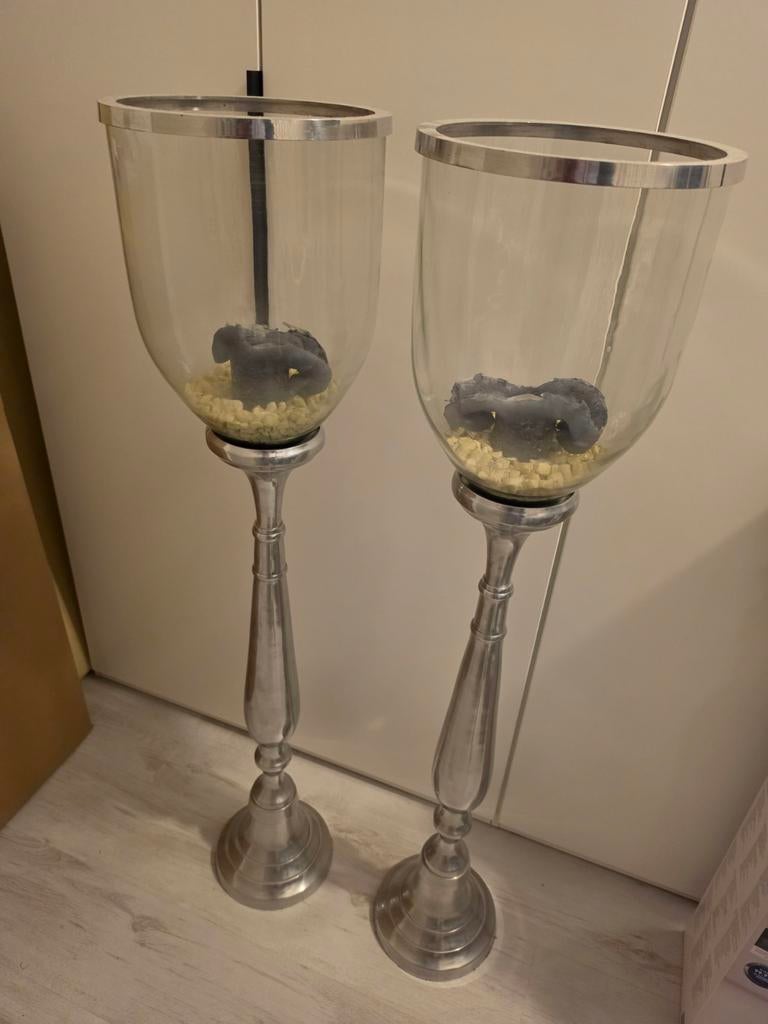 Mooie staande kandelaar, Huis en Inrichting, Ophalen, Zo goed als nieuw, Kandelaar, Metaal