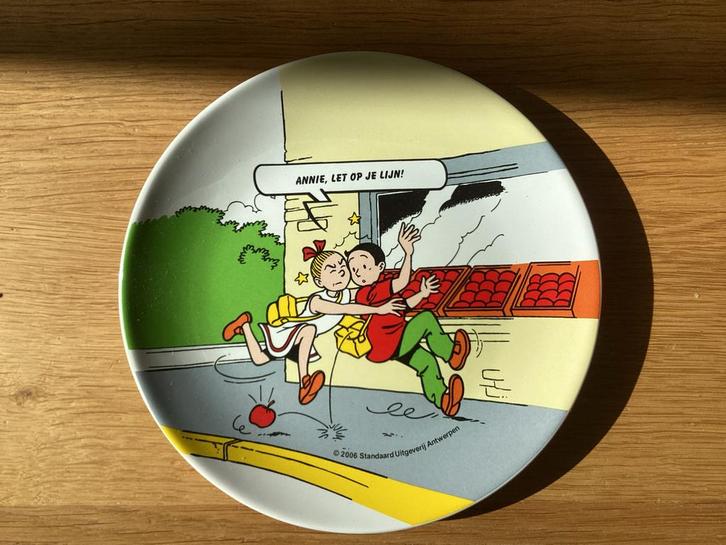 Suske en Wiske Ontbijtbordje Fruitmasters, Huis en Inrichting, Keuken | Servies, Gebruikt, Bord(en), Overige stijlen, Keramiek