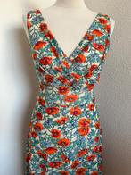 King Louie maat L bloemen rozen zomer jurk 2990, Maat 42/44 (L), Oranje, Ophalen of Verzenden, Zo goed als nieuw
