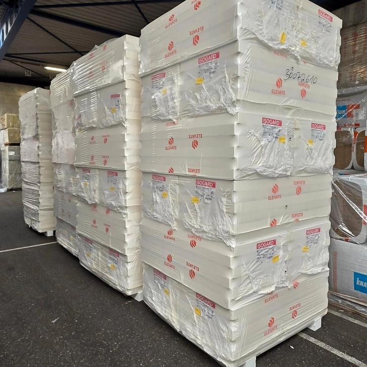 * ACTIE * PIR ALU Isolatieplaat 140mm SP 1200x600 B-keus, Doe-het-zelf en Verbouw, Isolatie en Afdichting, Nieuw, Vloerisolatie