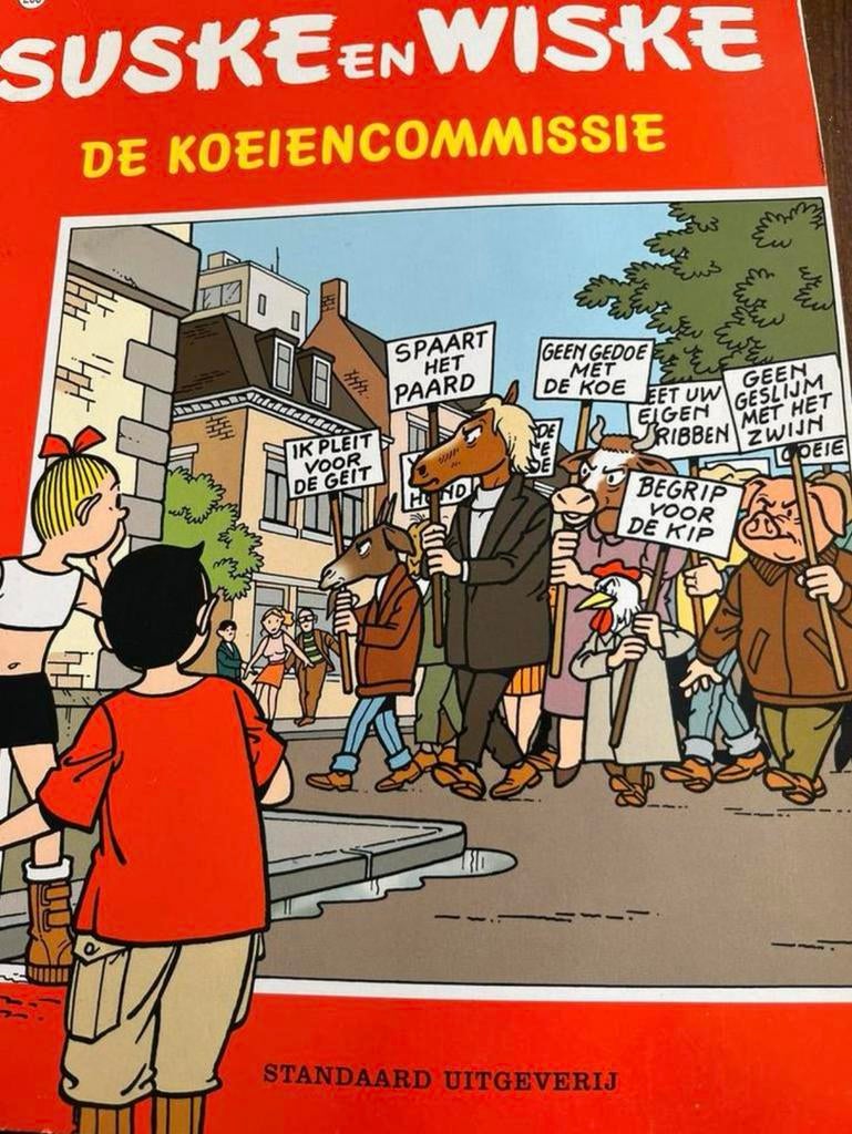 WILLYVAN DER STEEN SUSKE EN WISKE DE KOEIENCOMMISSIE 268, Eén stripboek, Ophalen of Verzenden, Gelezen