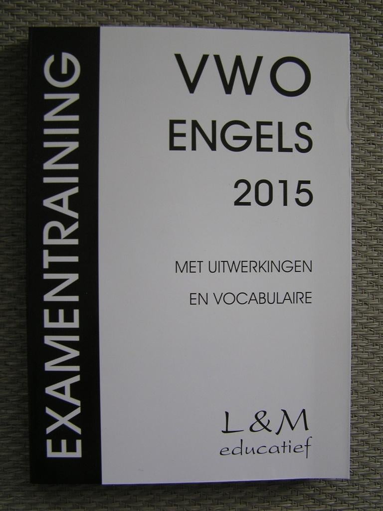 Examentraining VWO Engels 2015 * ISBN 9789054893615., Ophalen of Verzenden, Nieuw, VWO, Engels