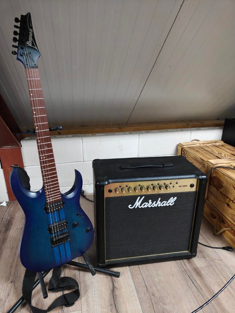 Ibanez RGAT62-sbf elektrische gitaar, Muziek en Instrumenten, Snaarinstrumenten | Gitaren | Elektrisch, Ophalen, Zo goed als nieuw