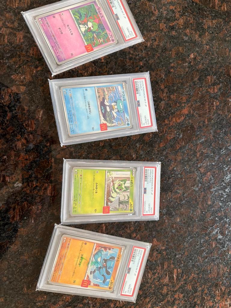 Pokémon McDonald's set PSA 10, Ophalen of Verzenden, Zo goed als nieuw, Meerdere kaarten