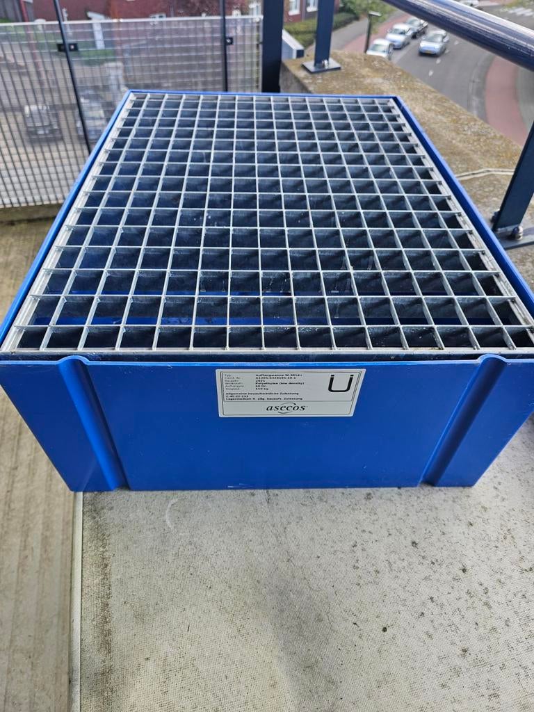 Lekbak | Asecos | Kunststof | 60 ltr. | Draaglast 150 kg., Doe-het-zelf en Verbouw, Overige typen, Zo goed als nieuw, Christiaan Huijgensweg 4, 2408 AJ Alphen aan den Rijn