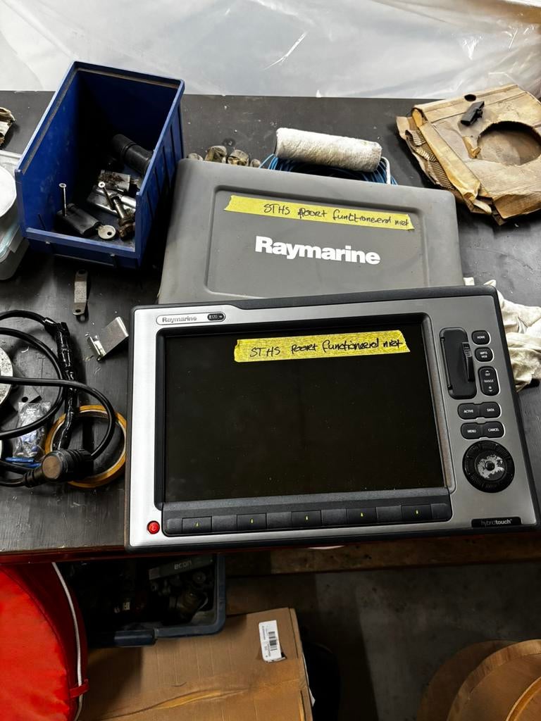 Raymarine E120w multifunctioneel display, Ophalen of Verzenden, Gebruikt
