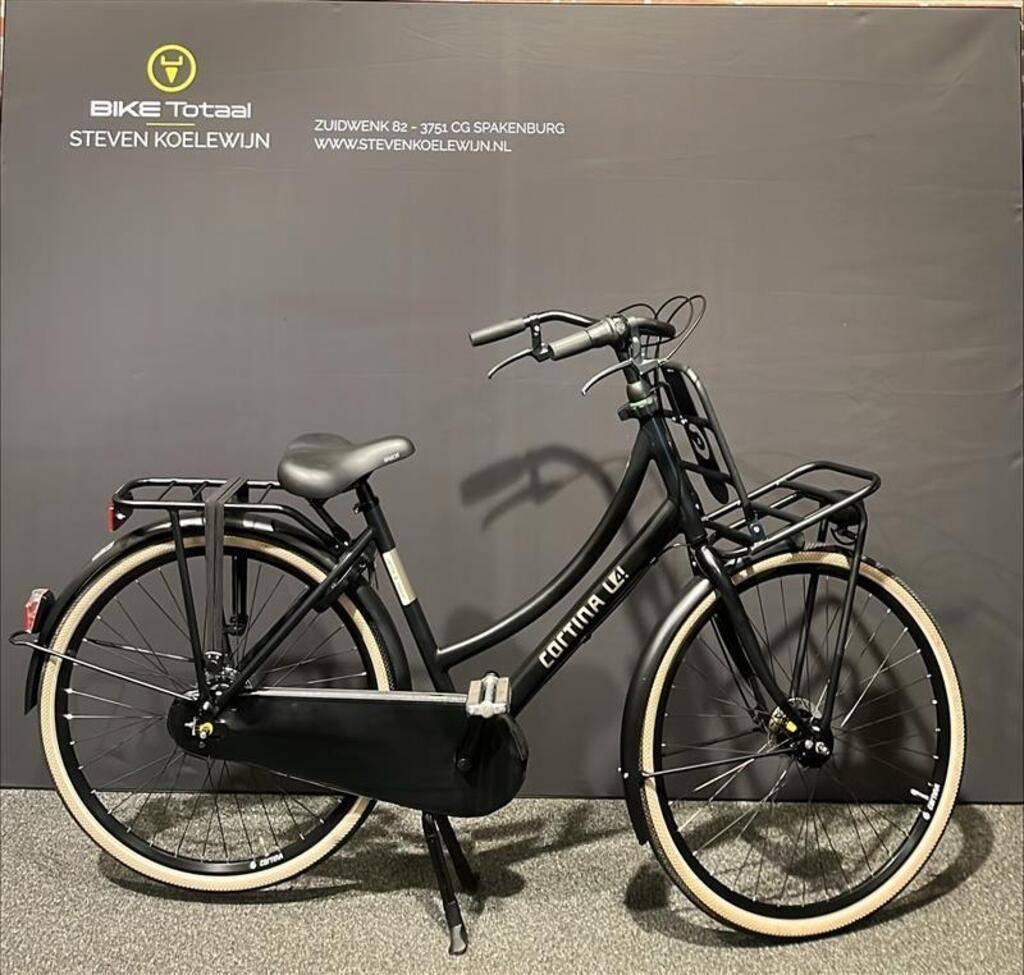 Cortina U4 D50 N7 Stadsfietsen jet black matt 7 versn., Overige merken, Gebruikt, Versnellingen, Ophalen of Verzenden