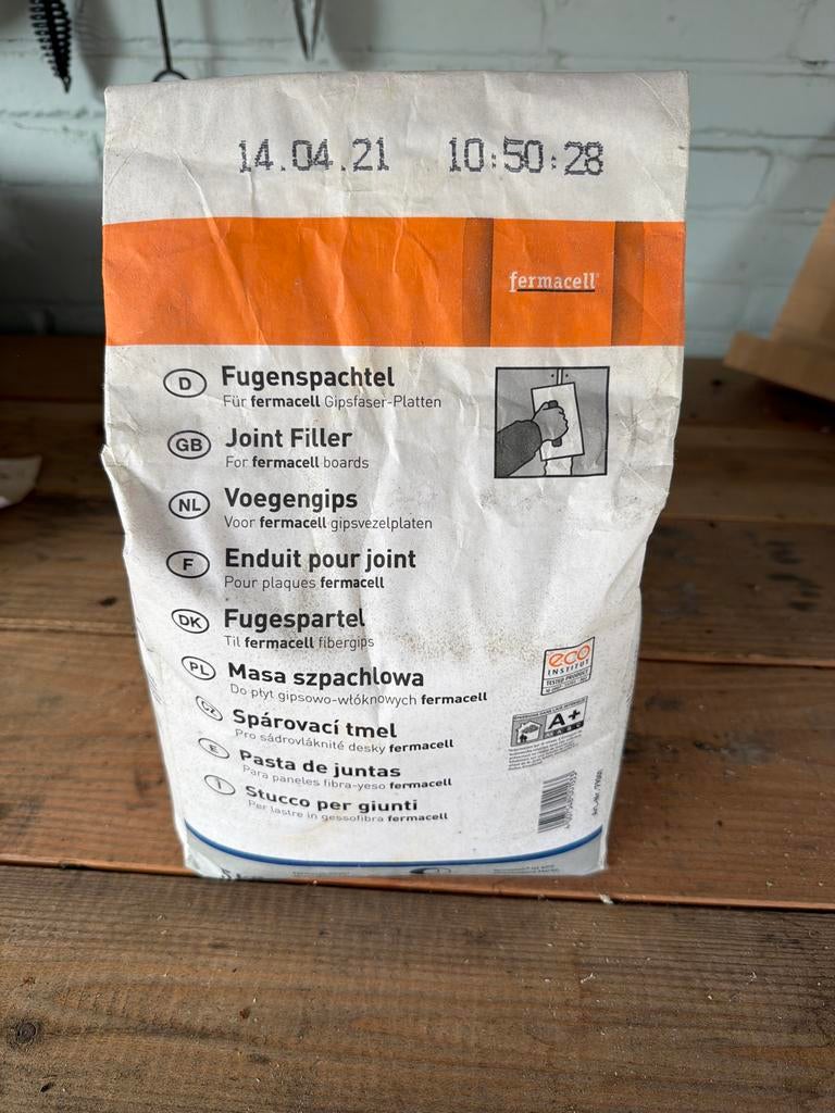 Fermacell voegengips, Minder dan 5 liter, Ophalen, Nieuw, Overige kleuren