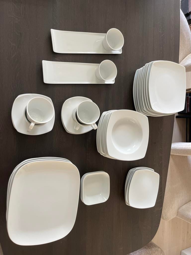 Villeroy & Boch Vivo Serviesset, Ophalen, Gebruikt, Effen, Porselein