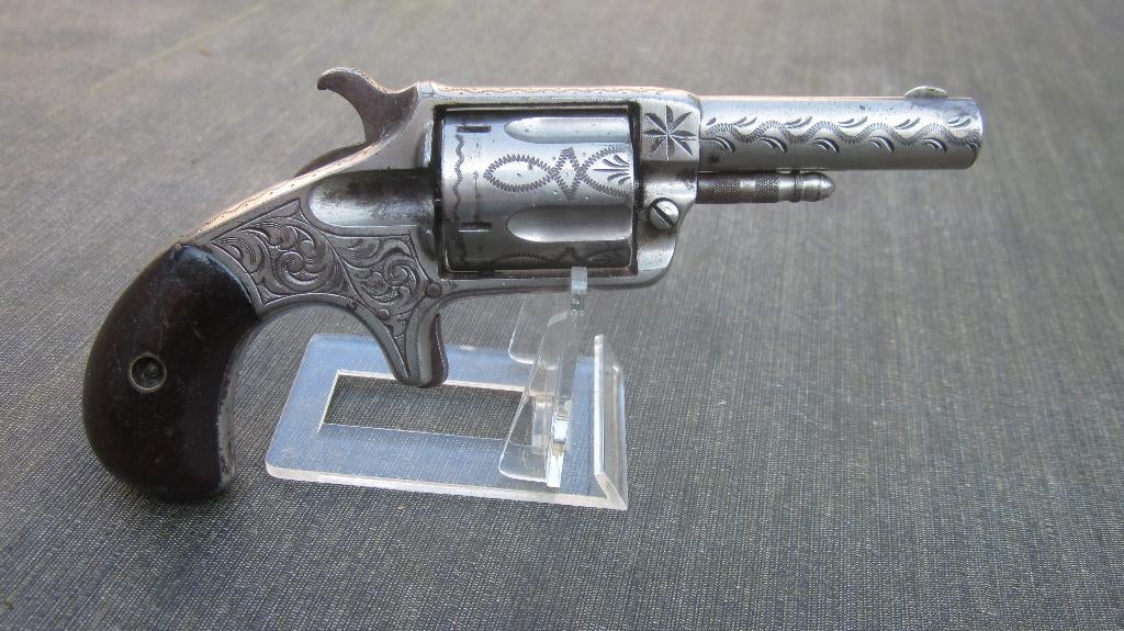 antieke revolver Hood firearms 32rf VRIJGESTELD, Ophalen of Verzenden