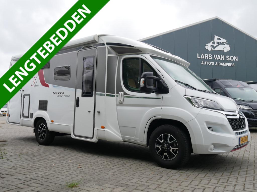 Bürstner Nexxo Time T690G, 30' Years, Lengtebedden, XL Gara, Caravans en Kamperen, Campers, Airbags, Almersdorperweg 39
1674NW  OPPERDOES, NL
