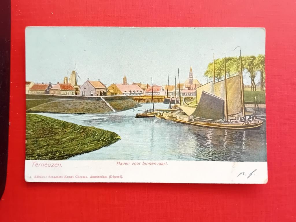Ansichtkaart Terneuzen, Ophalen of Verzenden, 1920 tot 1940, Zeeland