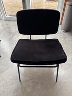fauteuil met zwarte stoffen bekleding By Boo Vice, Huis en Inrichting, Stoelen, Ophalen, Gebruikt, Zwart, Eén