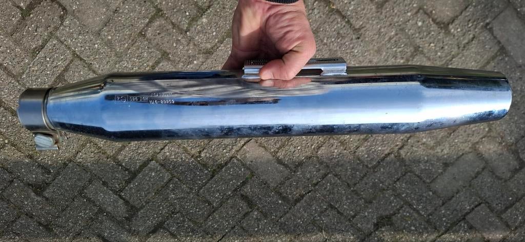 2x Chrome Uitlaat 56cm lang, 7cm diameter - Nieuwstaat, Ophalen of Verzenden