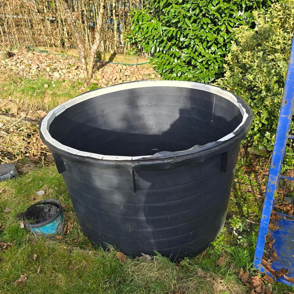 2x Vijvervat / Waterreservoir 1000 liter, Ophalen, Gebruikt, Minder dan 80 cm, Overige typen
