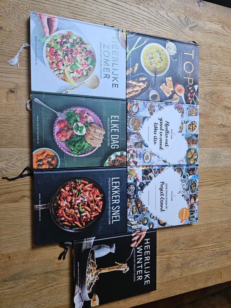 Project Gezond Kookboeken Set - Gezond en Lekker Eten, Boeken, Kookboeken, Ophalen of Verzenden, Zo goed als nieuw, Gezond koken