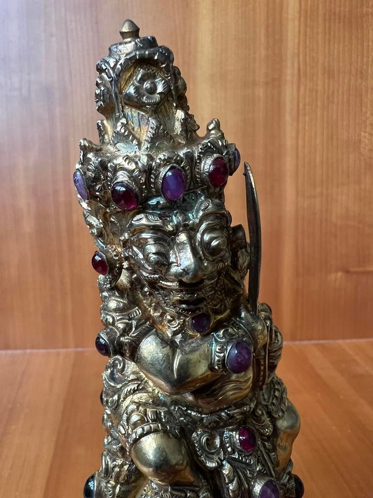 Oude Gouden Balinese keris kris greep, Antiek en Kunst, Ophalen of Verzenden