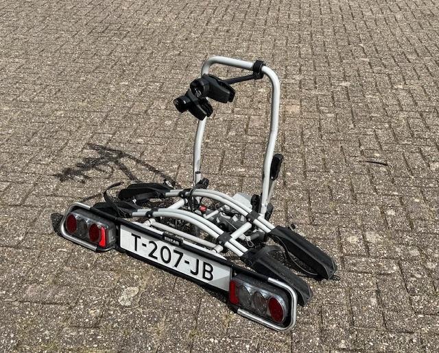 Eufab fietsendrager 2 fietsen, Auto diversen, Fietsendragers, Gebruikt, Trekhaakdrager, 2 fietsen, Ophalen