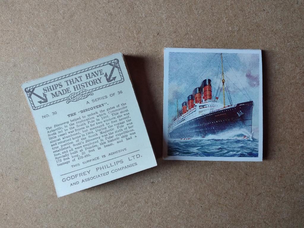 Ships that have made History complete set 36 cigarette cards, Verzamelen, Scheepvaart, Ophalen, Overige typen
