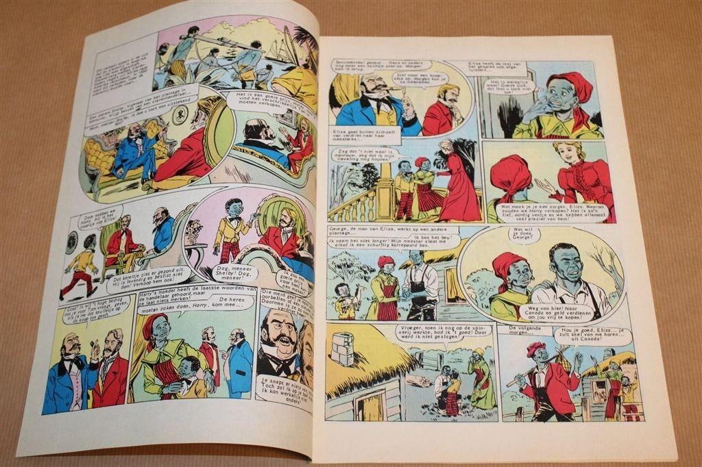 De Negerhut van Oom Tom — Toppers in Strip 1974, Boeken, Eén stripboek, Ophalen of Verzenden, Gelezen