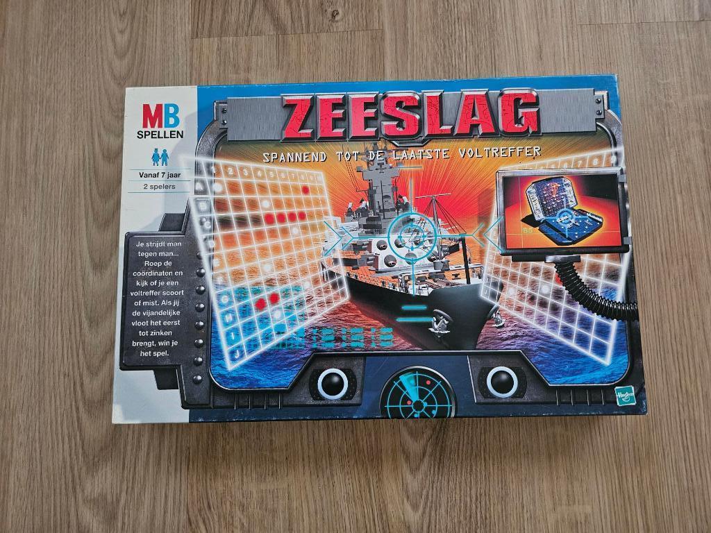 Zeeslag, Een of twee spelers, Ophalen of Verzenden, Zo goed als nieuw, MB Spellen