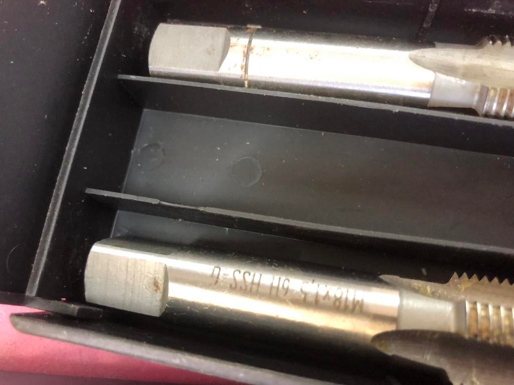 5 Draad Tappen Set - M16 en M18 HSS-G, Ophalen of Verzenden, Gebruikt