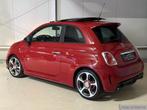 Fiat 500 C 1.4 T-Jet Abarth|161PK|PANO|INTERSCOPE.SOUND|, Auto's, Voorwielaandrijving, Euro 5, Cabriolet, Leder