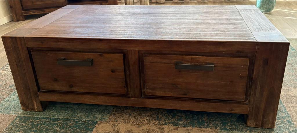 Salontafel, Huis en Inrichting, Tafels | Salontafels, Ophalen, Gebruikt, 100 tot 150 cm, 50 tot 100 cm