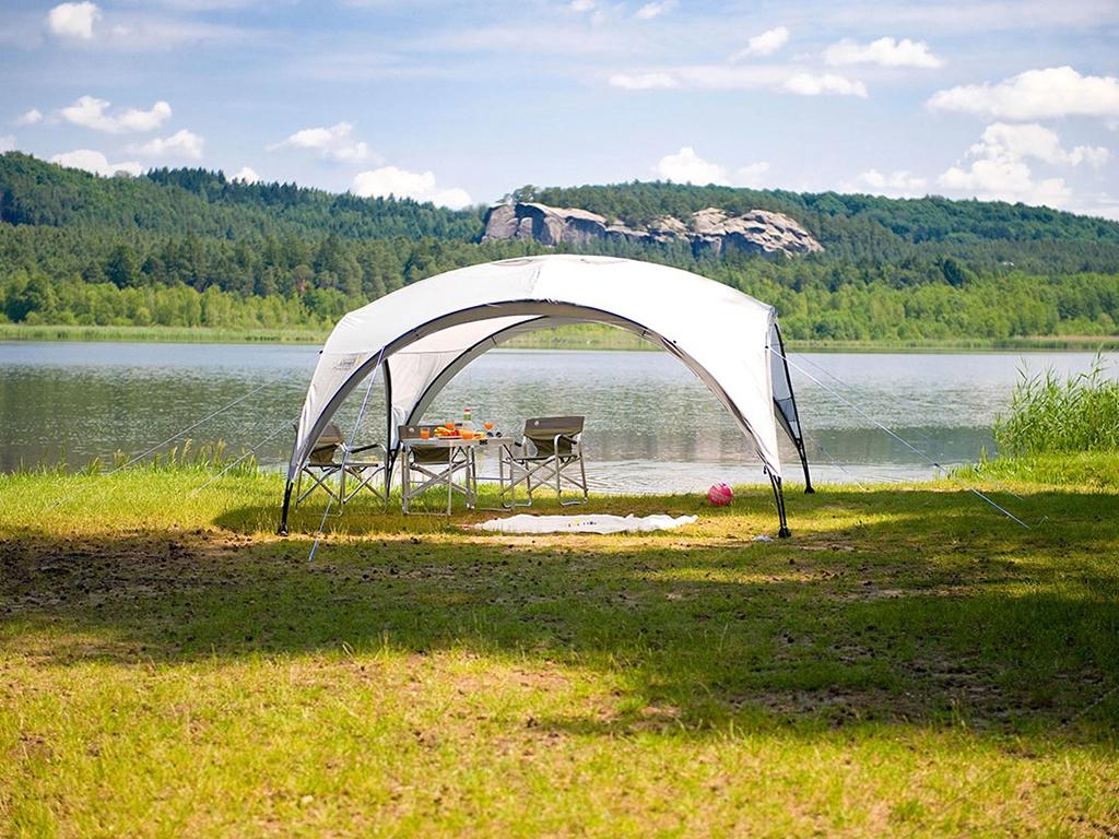 Coleman event shelter maat L, Caravans en Kamperen, Ophalen, Zo goed als nieuw