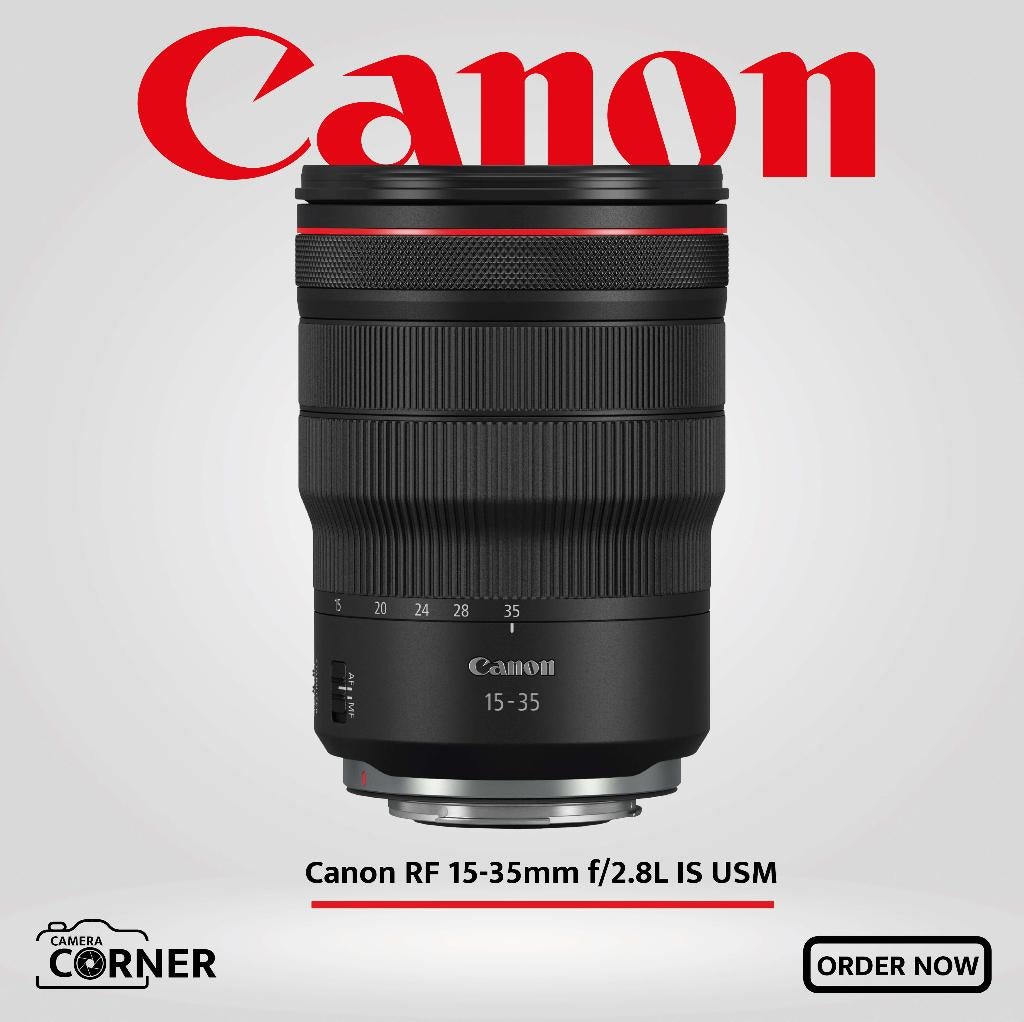 Canon RF 15-35MM F2.8L IS USM lens Occasion MARGE, Ophalen of Verzenden, Zo goed als nieuw, Groothoeklens