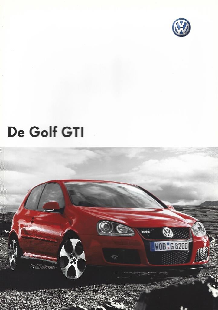 Brochure VW Golf GTi 2006, Boeken, Ophalen of Verzenden, Gelezen, Volkswagen