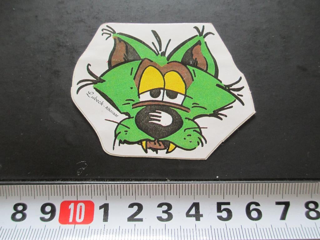 sticker strip wolf - lubeck alkmaar, Ophalen, Zo goed als nieuw