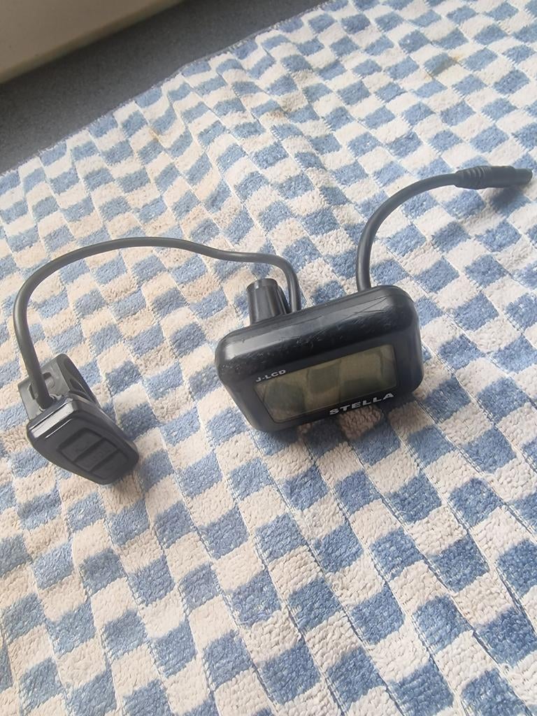 Goed werkende display plus handbediening stella, Fietsen en Brommers, Fietsaccessoires | Fietscomputers, Gebruikt, Ophalen of Verzenden