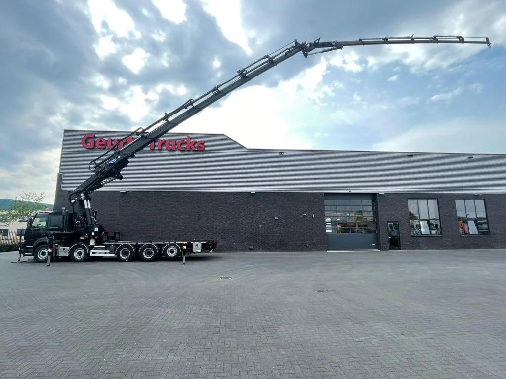 Volvo FMX 540 10X4 + EFFER 1255/7S + JIB 6S HD KRAAN/KRAN/CR, Auto's, Vrachtwagens, Automaat, Euro 6, Zwart, Bedrijf