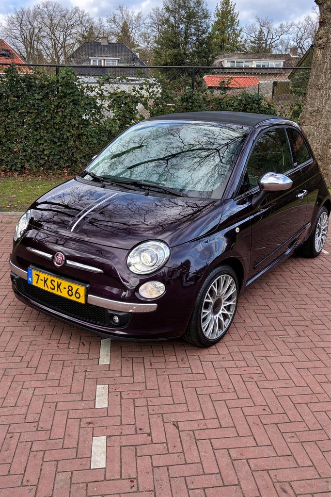 Fiat 500C 0.9 85pk Turbo Twinair 2013, Auto's, Overige kleuren, Cabriolet, Handgeschakeld, Particulier