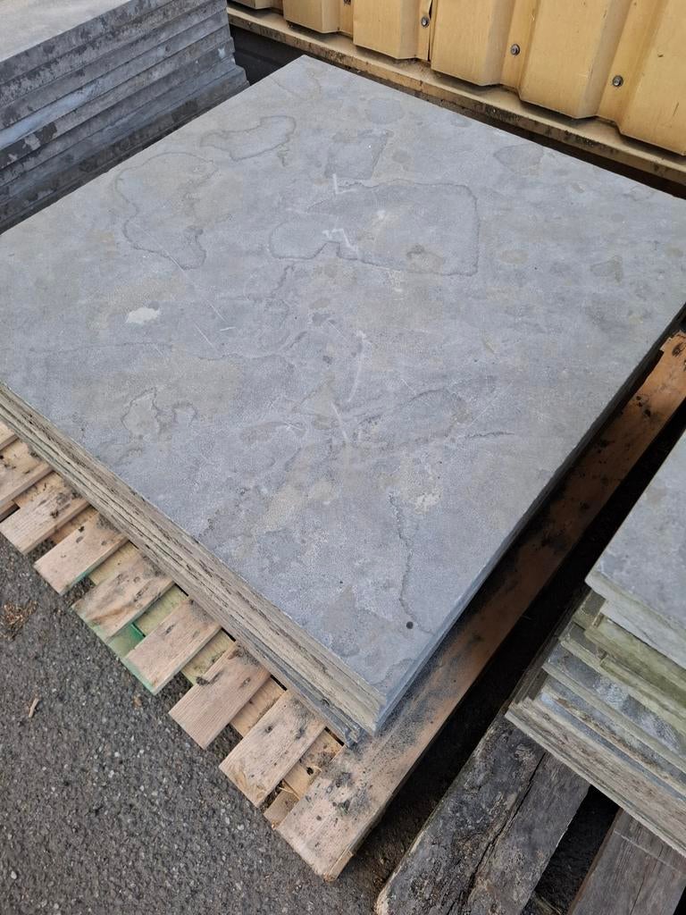 Partij chinees hardsteen natuursteen tegels 54m2, Ophalen, Gebruikt, Klinkers, Natuursteen