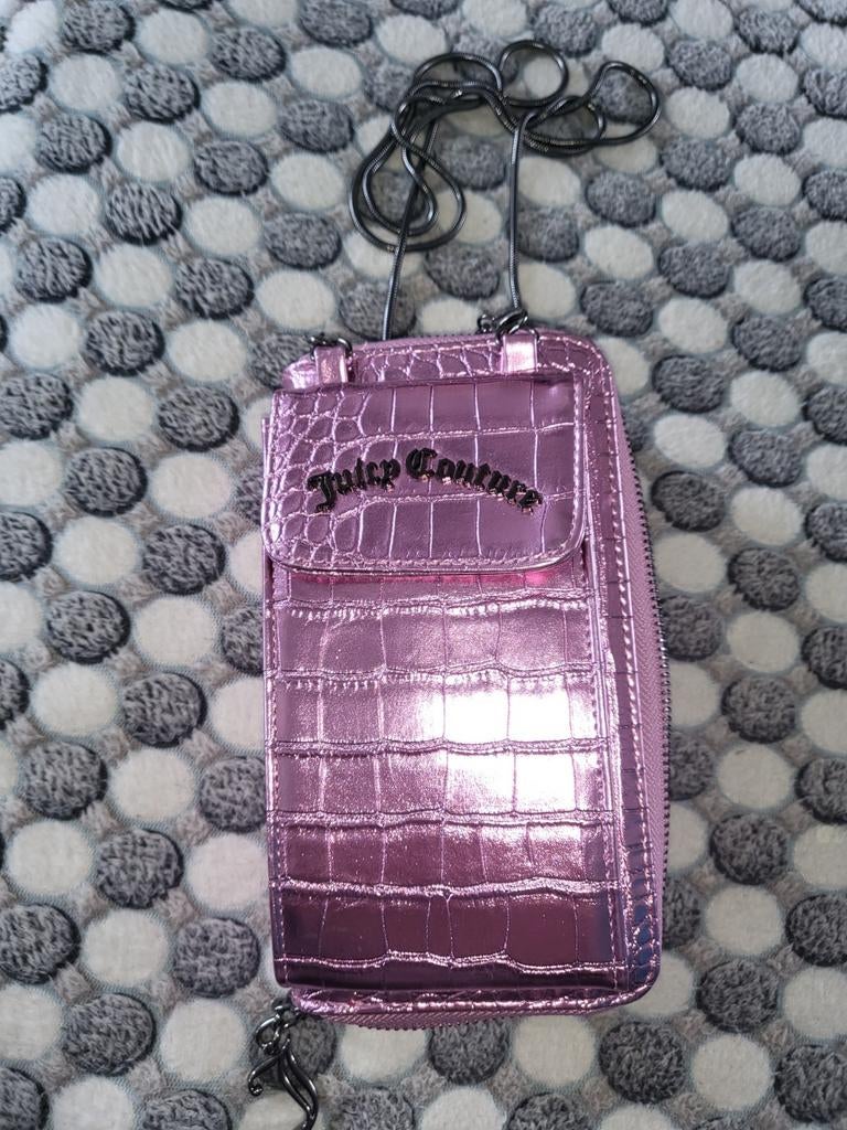 Nieuw Juicy Couture schouder telefoon portemonnee tasje roze, Sieraden, Tassen en Uiterlijk, Tassen | Damestassen, Ophalen of Verzenden