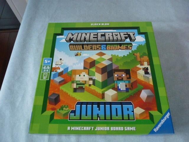  Minecraft Builder & Biomes Junior bordspel  Nieuw in doos, Een of twee spelers, Ophalen of Verzenden, Nieuw, Ravensburger
