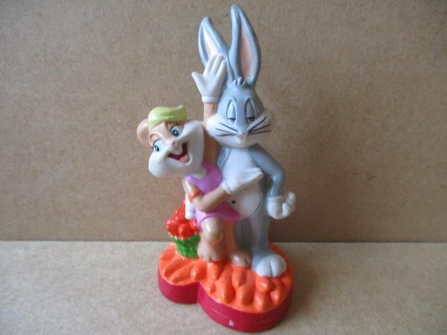 adv10601 bugs bunny figuurtje 1, Ophalen, Looney Tunes, Gebruikt, Beeldje of Figuurtje